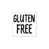 グルテンフリーの ラバースタンプ (インプリント)