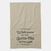 グルテンフリーキッチンへようこそ キッチンタオル (縦)
