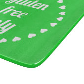 グルテンフリースタイリッシュグリーンホワイト カッティングボード (角)