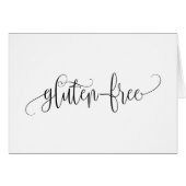 グルテンフリーテーブルテントカード (正面横)