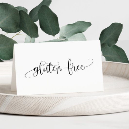 グルテンフリーテーブルテントカード テーブルナンバー