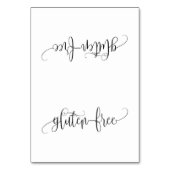 グルテンフリーテーブルテントカード テーブルナンバー (正面)