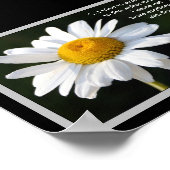 グルテンフリーデイジーポスター引用文 ポスター (角)