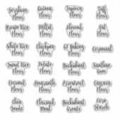 グルテンフリーベーキング食料貯蔵庫 シール (正面)