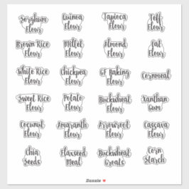 グルテンフリーベーキング食料貯蔵庫 シール