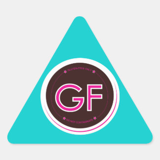 グルテンフリーラベル 三角形シール