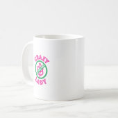 グルテンフリー狂いのレディ コーヒーマグカップ (正面左)