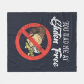 グルテンフリー私のノベルティ フリースブランケット (正面(横))