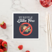 グルテンフリー私を持っていたノベルティ紙 スタンダードカクテルナプキン (インサイチュ)