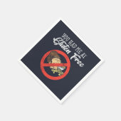 グルテンフリー私を持っていたノベルティ紙 スタンダードカクテルナプキン (角)