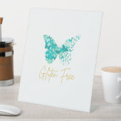 グルテンフリー蝶アクセント 台座サイン (インサイチュ)