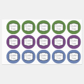 グルテンフリー防水 ラベル (シート)