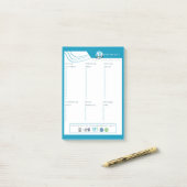 グルテンフリー食料品店リスト |入力可能なメモ帳 ポストイット (デスク上)