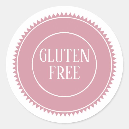 グルテンフリー アレルギー対応 ヴィンテージ クラフト ラウンドシール (正面)
