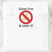 グルテンフリー&Lovin' Itシール スクエアシール (バッグ)