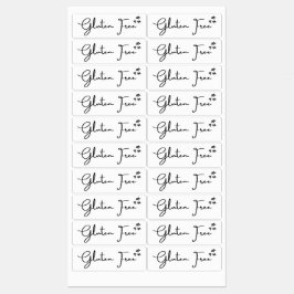 グルテンフリー{Stars}ラベル |キッチンとホームラベル ラベル