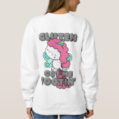 グルテンメ得トタン – セリアック病 スウェットシャツ (裏面)