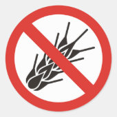 グルテン不使用のサイン ラウンドシール (正面)