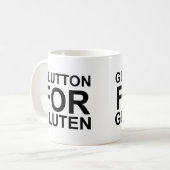 グルテン好き コーヒーマグカップ (正面左)