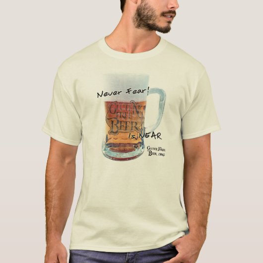 グルテン自由なビールワイシャツ Tシャツ (正面)