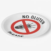 グルテン記号なし ペーパープレート (アングル)