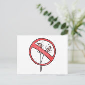 グルテン/小麦フリー禁止！ ポストカード (スタンド正面)