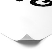 グルドおもしろいベカッコいいギーパン ポスター (角)