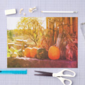 グルドとカボチャ農場スタンドヴィンテージ切り離し 薄葉紙 (クラフト)