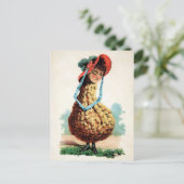 グルドビクトリアンガールポストカード ポストカード (スタンド正面)