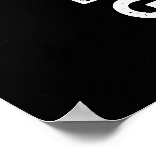 グルドベグおもしろいクールジープンダークブルーグ ポスター (角)