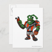 グルドヴィチュペッツ宇宙ステーションプレーヤー ポストカード (正面/裏面)