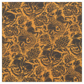 グルノーブル金ゴールド織物 ファブリック (クローズアップ)