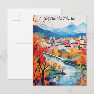 グルノーブル フランス 旅行 都市 絵画 美学 ポストカード