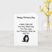 『グルピー・キャット・ファーザーズ・デイ・カード』 カード (黄色い花)