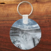 グルフォスの滝,アイスランド キーホルダー (正面)