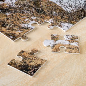 グルフォスアイスランドの滝(冬) ジグソーパズル (側面)