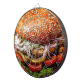 グルメおもしろいノベルティチーズバーガー ダーツボード (正面右)