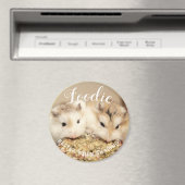 グルメかわいいロボペアハムスター マグネット (インサイチュ (食洗機))