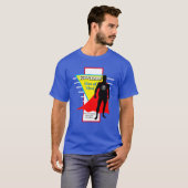 グルメすごいヒーローノベルティSUPPERMANクリスマスプレゼント Tシャツ (正面フル)