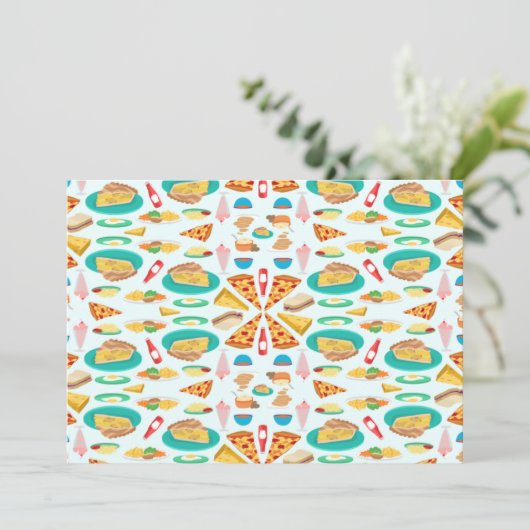 グルメの招待状 招待状 (スタンド正面)