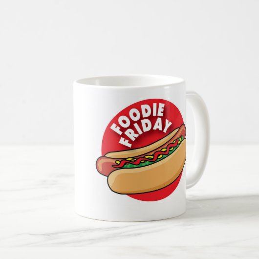 グルメの金曜日のコーヒー・マグ コーヒーマグカップ (正面右)