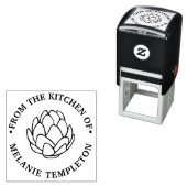 グルメアーティチョーク「キッチンから」名前 セルフインキングスタンプ (インサイチュ)