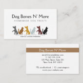グルメカスタムドッグトリートベーカリー名刺 名刺 (正面/裏面)