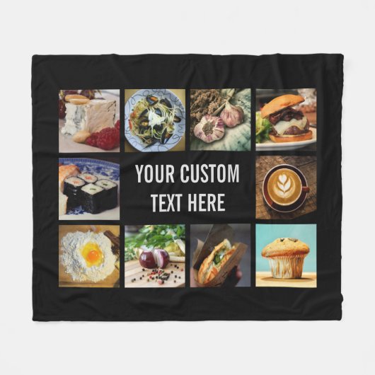 グルメカスタムフリースブランケット フリースブランケット (正面(横))