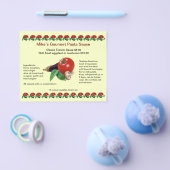 グルメクラシックパスタソース4.5インチx 5.6インチフライヤー チラシ (シングル)