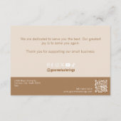 グルメケータリングパッケージ挿入カード エンクロージャーカード (裏面)