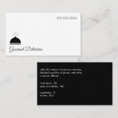 グルメケータリング料理サービス 名刺 (正面/裏面)