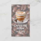 グルメコーヒーカップ | コーヒービーンズ 名刺 (正面)