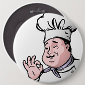 グルメシェフ 缶バッジ (正面&裏面)