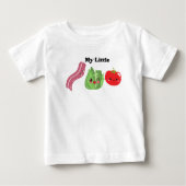 グルメシャ子供へツ | My Little BLT T-Shirt ベビーTシャツ (正面)